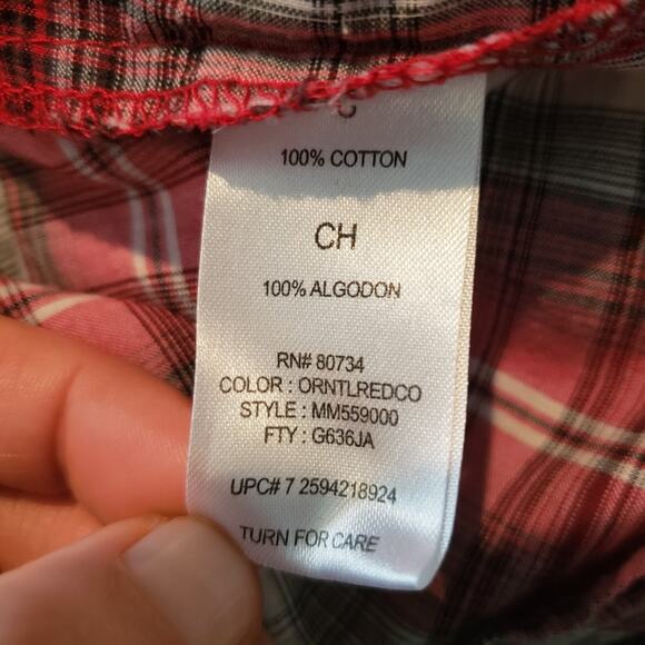 Miley Cyrus Max Azria Plaid Button Up S - Picture 3 of 8